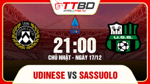 Udinese vs Sassuolo
