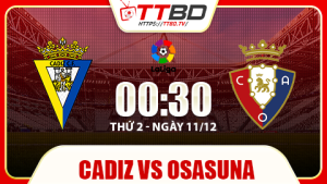 Cadiz vs Osasuna