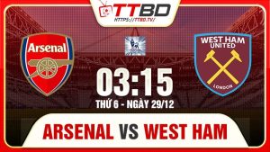 Arsenal tiếp đón West Ham