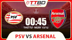PSV Eindhoven vs Arsenal
