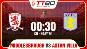 Middlesbrough;Aston Villa