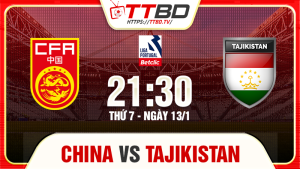 Trung Quốc vs Tajikistan