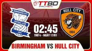 Birmingham vs Hull City